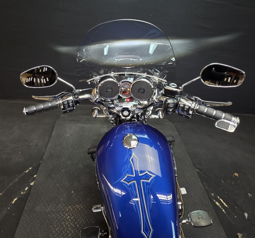 Harley-Davidson SuperLow 1200T 2015 XL1200T BLUE - Photo 9