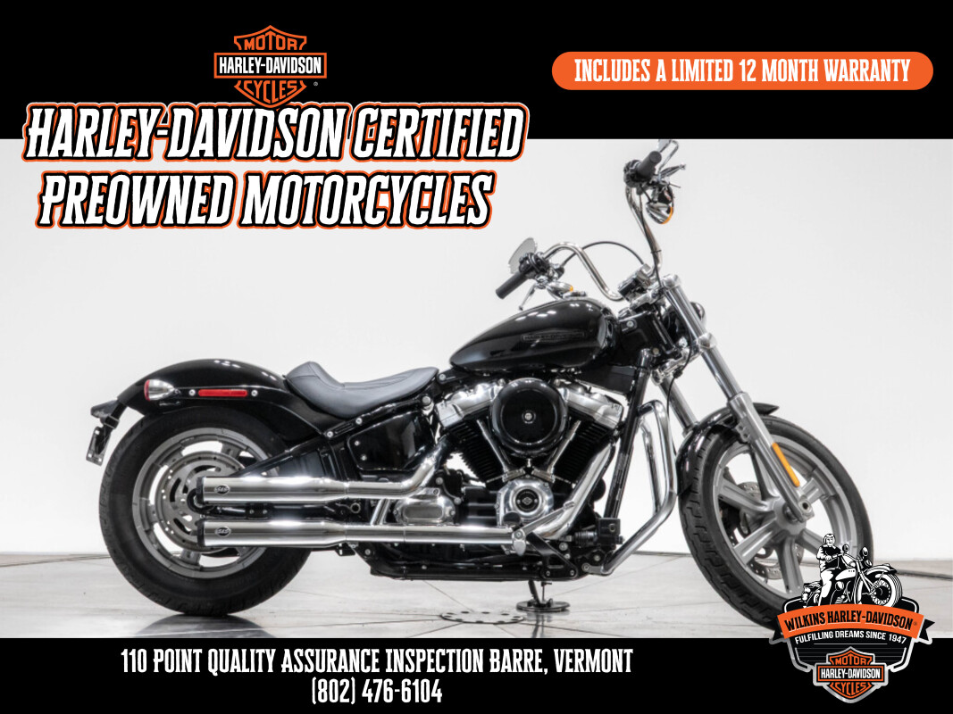 2022 Harley-Davidson FXST Softail Standard in Vivid Black with 10 miles - Photo 2