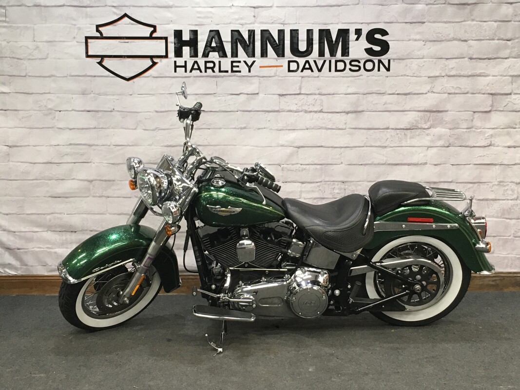 2013 Harley-Davidson Softail Deluxe Hard Candy Lucky Green Flake FLSTN - Photo 6
