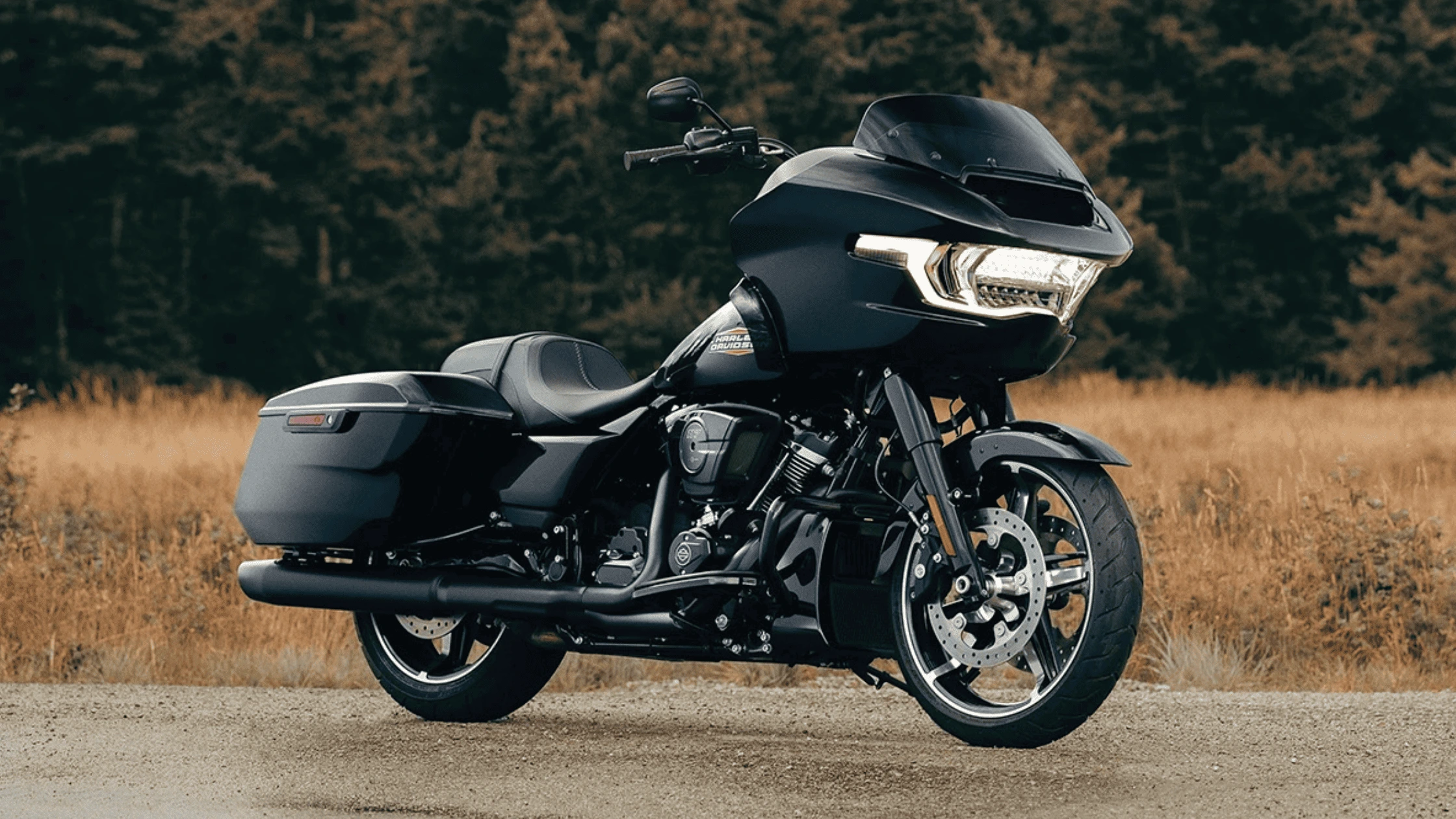 2025 Harley-Davidson® Road Glide® near Atlanta GA, emphasizing shark-nose fairing and long-distance ride comfort.