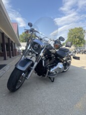 2021 Harley-Davidson® Fat Boy® 114 GAUNT GRY MET/VIV BK W/12 D thumb 1