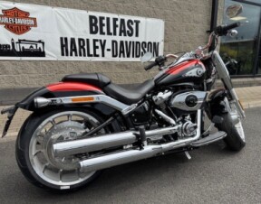 2025 Harley-Davidson® Fat Boy® Whiskey Fire / Vivid Black thumb 0