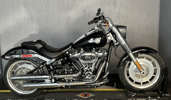 2021 Harley-Davidson Fat Boy 114 FLFBS BLACK JACK METALLIC W