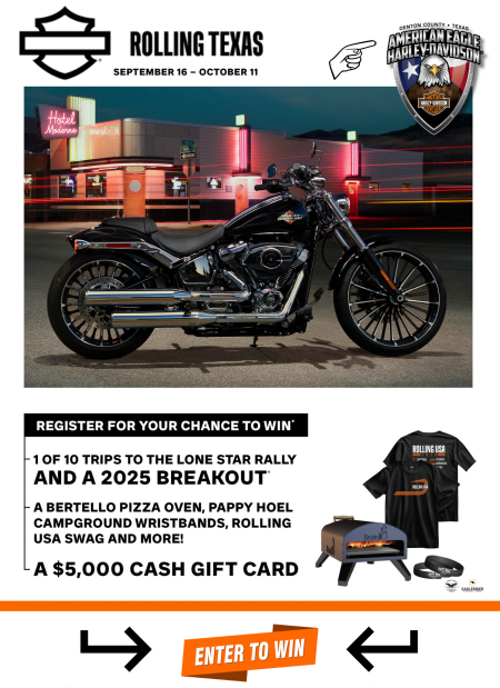 American Eagle Harley-Davidson is Rolling Texas