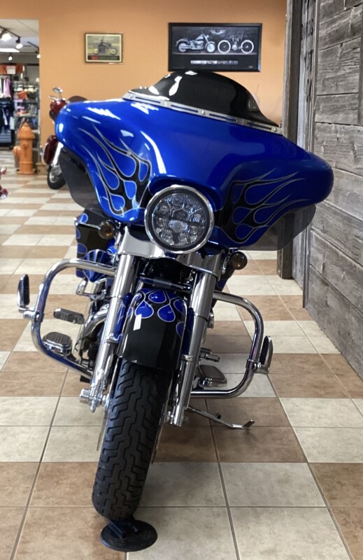 2007 Harley-Davidson Street Glide Blue w/Flames - Photo 2
