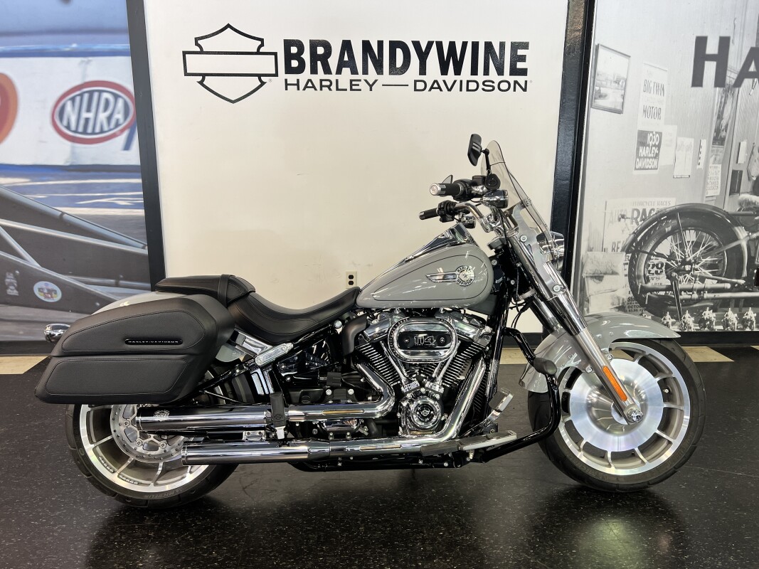 2024 Harley-Davidson Fat Boy 114 Billiard Gray FLFBS