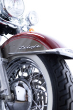 2009 Harley-Davidson<sup>®</sup> Softail® Deluxe Red Hot Sunglo & Smokey Gold thumb 1
