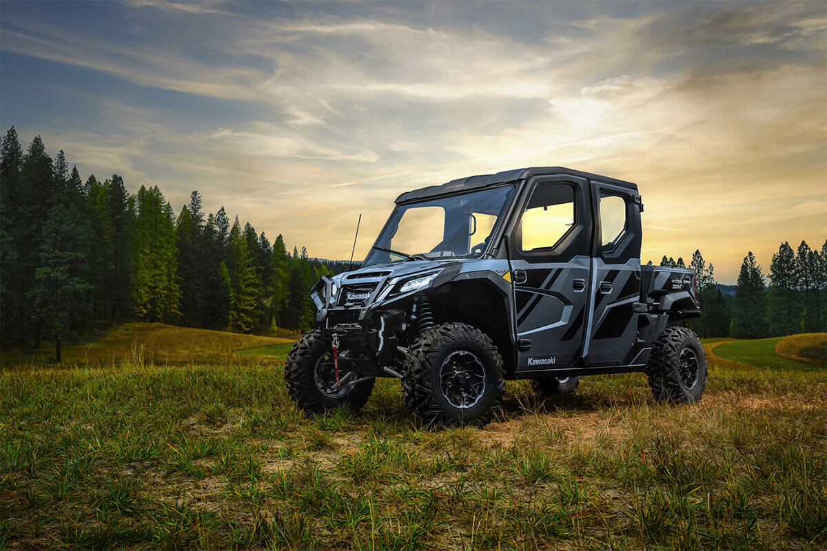 2025 Kawasaki RIDGE XR Crew Limited HVAC Metallic Bluish Gray - Photo 4