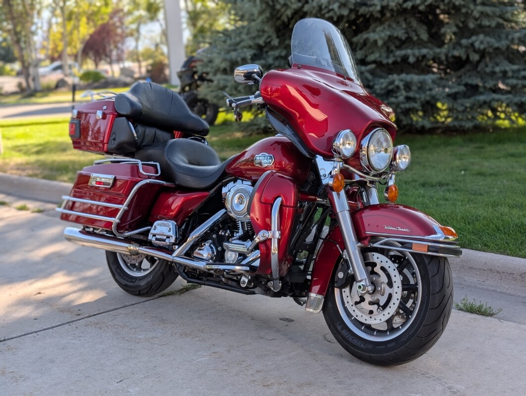 2008 Harley-Davidson Electra Glide Ultra Classic Candy Red Sunglo - Photo 2