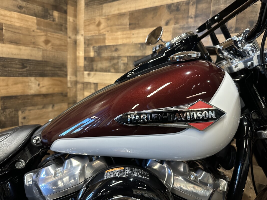 2021 Harley-Davidson Softail Slim Midnight Crimson & Stone Washed White Pearl FLSL - Photo 8