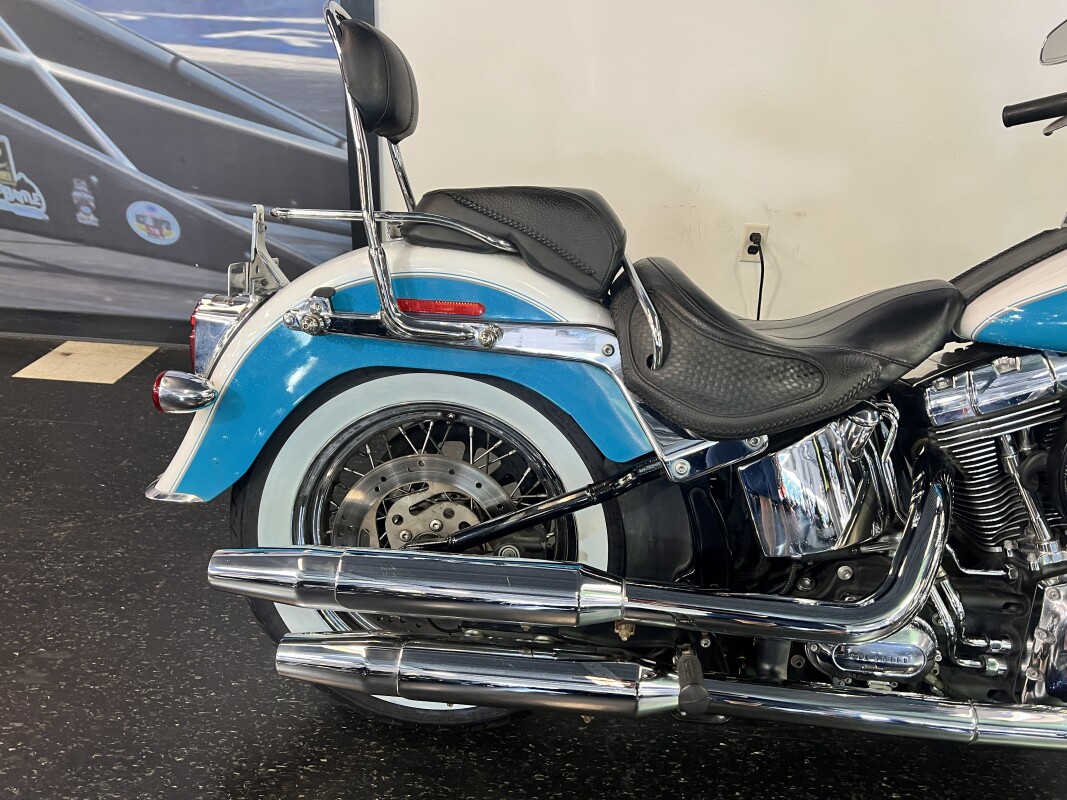2016 Harley-Davidson Softail Deluxe Crushed Ice /Frosted Teal FLSTN - Photo 5