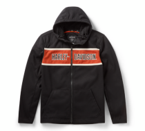 MEN'S H-D TRENTON DEFLECTOR 2.0 HOODED RIDING FLEECE