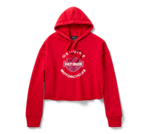 WOMEN'S H-D ESSENTIAL RAW-EDGE HOODIE