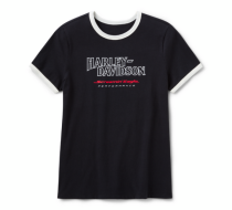 WOMEN'S SCREAMIN EAGLE DROP H RINGER TEE