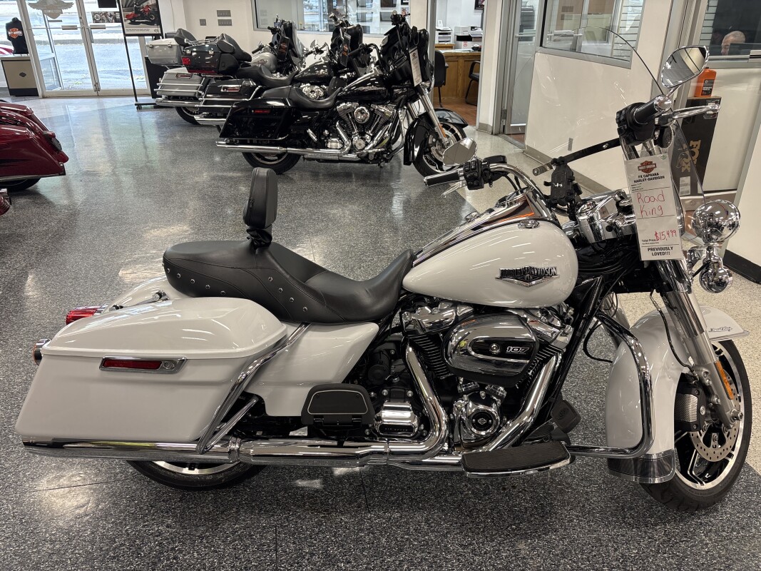 2020 Harley-Davidson Road King Stone Washed White Pearl