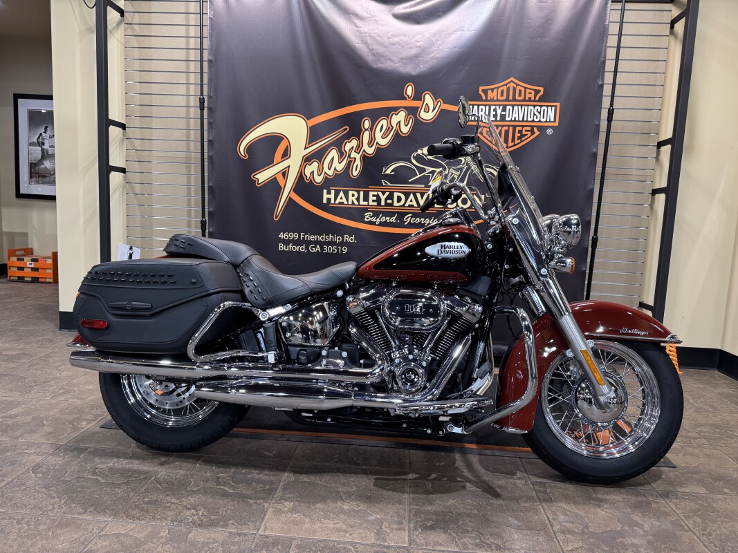 2024 Harley-Davidson Heritage Classic Red Rock / Vivid Black - Black Finish