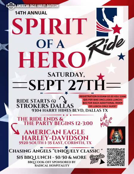 14th Annual Spirit of a Hero Ride