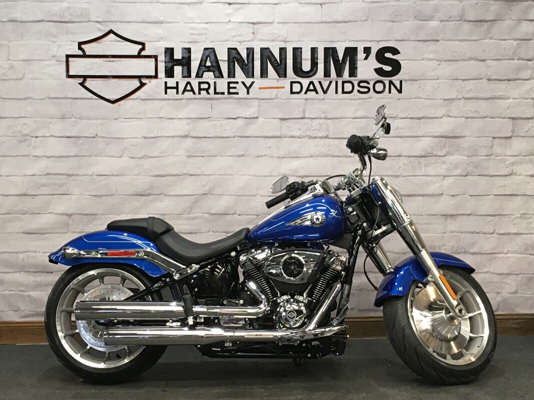 2025 Harley-Davidson Fat Boy Blue Burst FLFB