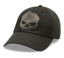 WOMEN'S WILLIE G BLING SKULL BALLCAP