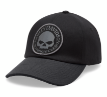 MEN'S WILLIE G SKULL SOFTAIL STRETCH FIT CAP