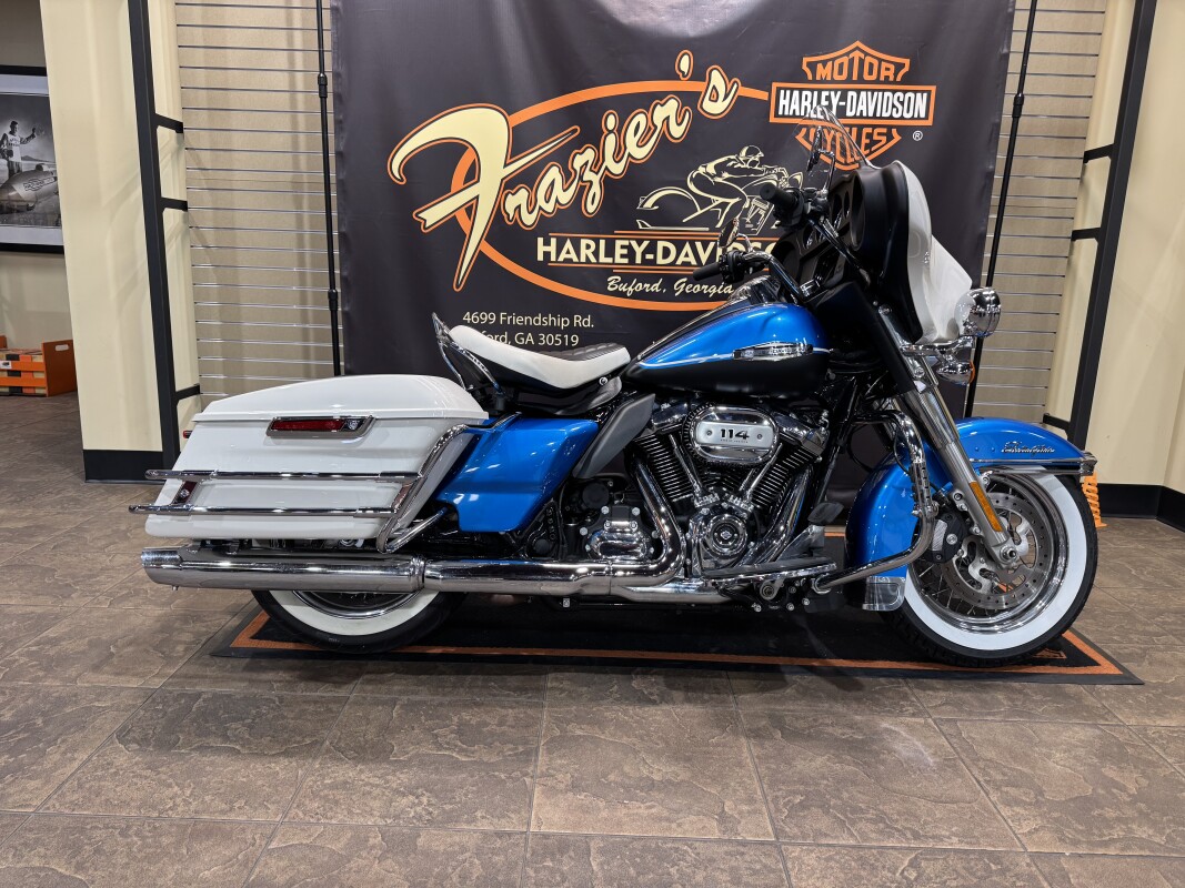 2021 Harley-Davidson Electra Glide Revival Hi-Fi Blue/Birch White