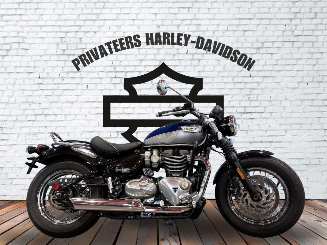 2024 Triumph Bonneville Speedmaster Pacific Blue & Silver Ice