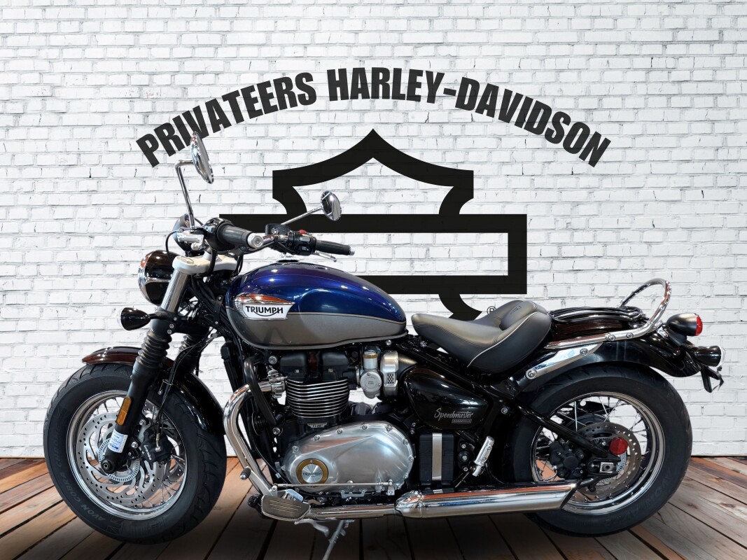 2024 Triumph Bonneville Speedmaster Pacific Blue & Silver Ice - Photo 2