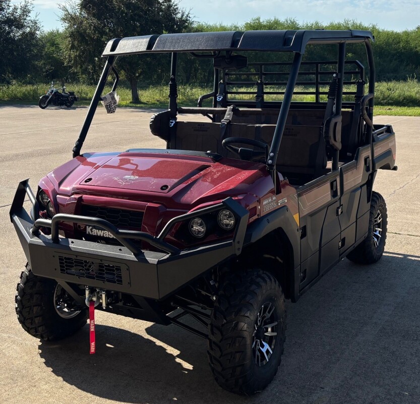 2026 Kawasaki Mule PRO-FXT 1000 Platinum Ranch Edition Metallic Deep Red