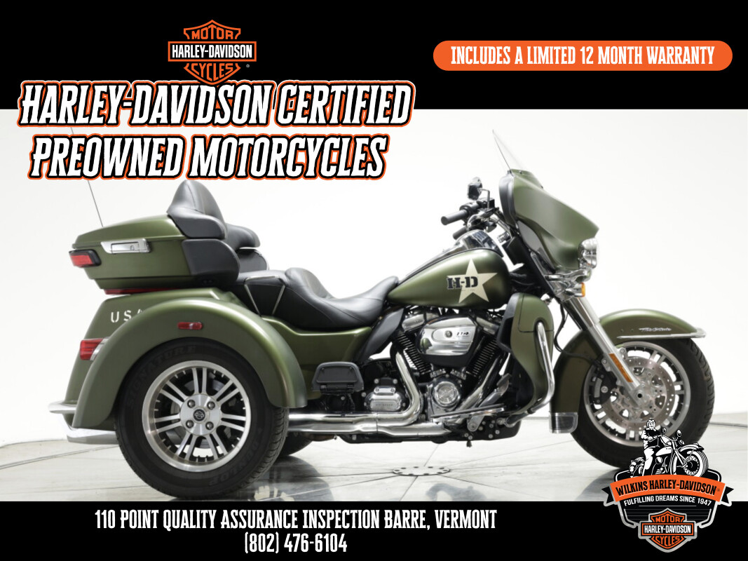 2022 Harley-Davidson FLHTCUTG Tri-Glide, Enthusiast Collection with only 1280 miles - Photo 3