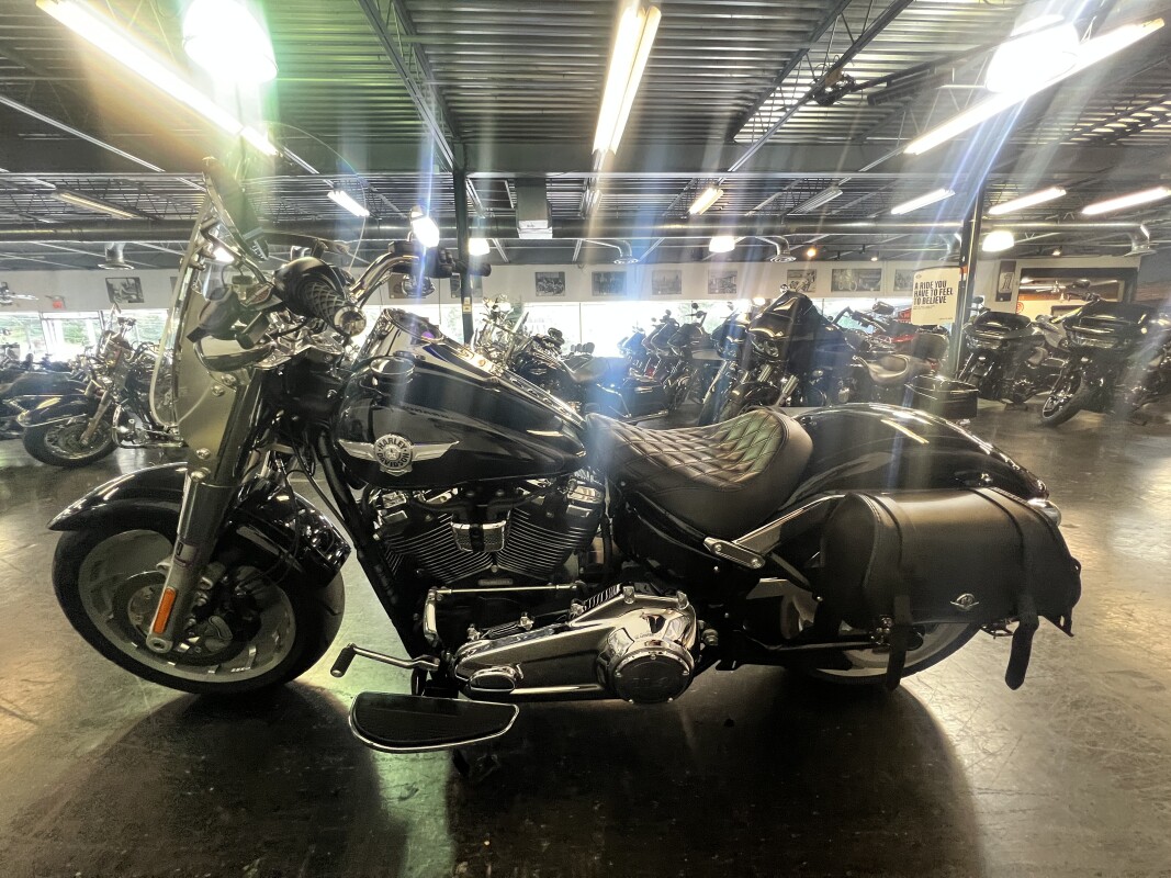 2021 Harley-Davidson Fat Boy 114 Vivid Black FLFBS - Photo 7