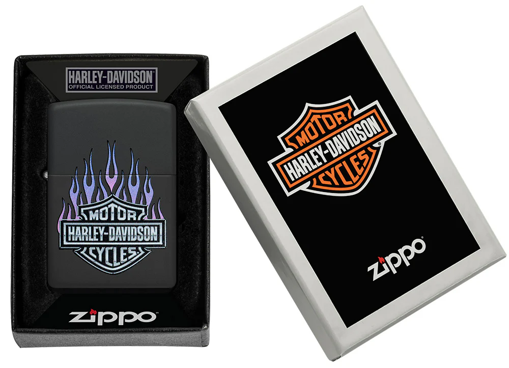 Harley-Davidson® Black Matte Lighter Zippo