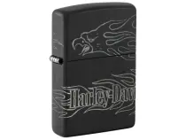 Harley Davidson Black Matte Eagle Zippo Lighter