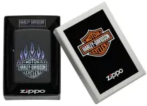Harley-Davidson® Black Matte Lighter Zippo