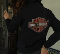 Essential Bling Pullover Ženska Hoodie - Harley Black
