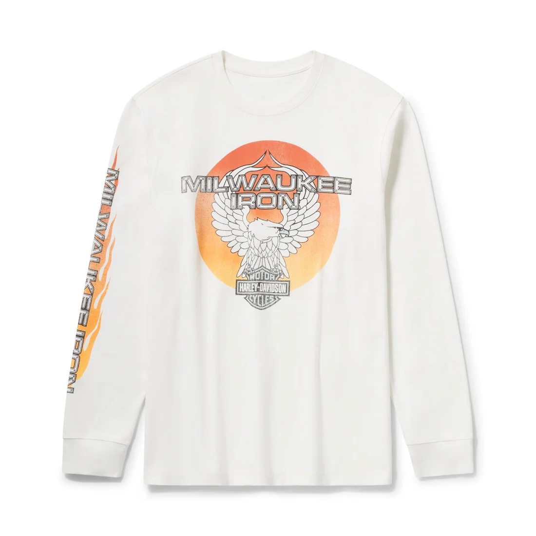 【Men's】ミルウォーキー アイアン イーグル ロングスリーブ T シャツ （クラウドダンサー）