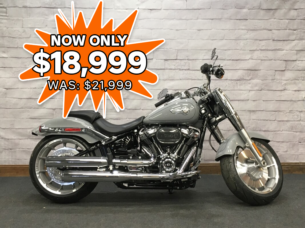 2024 Harley-Davidson Fat Boy 114 Billiard Gray FLFBS