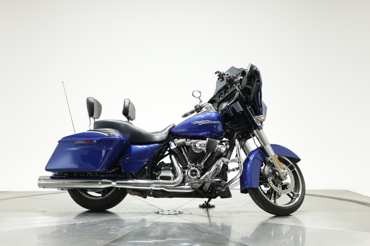 2017 Harley-Davidson FLHXS Street Glide Special in Superior Blue with 28412 miles
