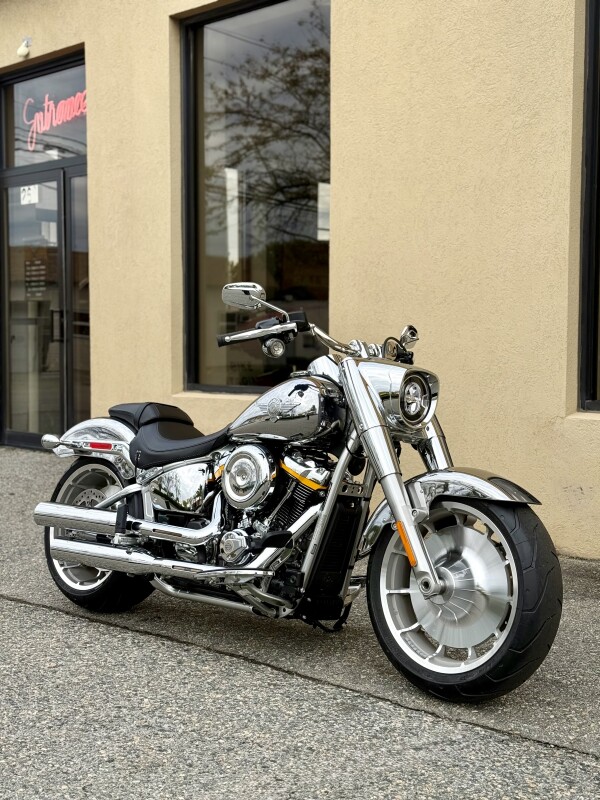 2025 Harley-Davidson Fat Boy FLSTFI Grey Ghost - Photo 3