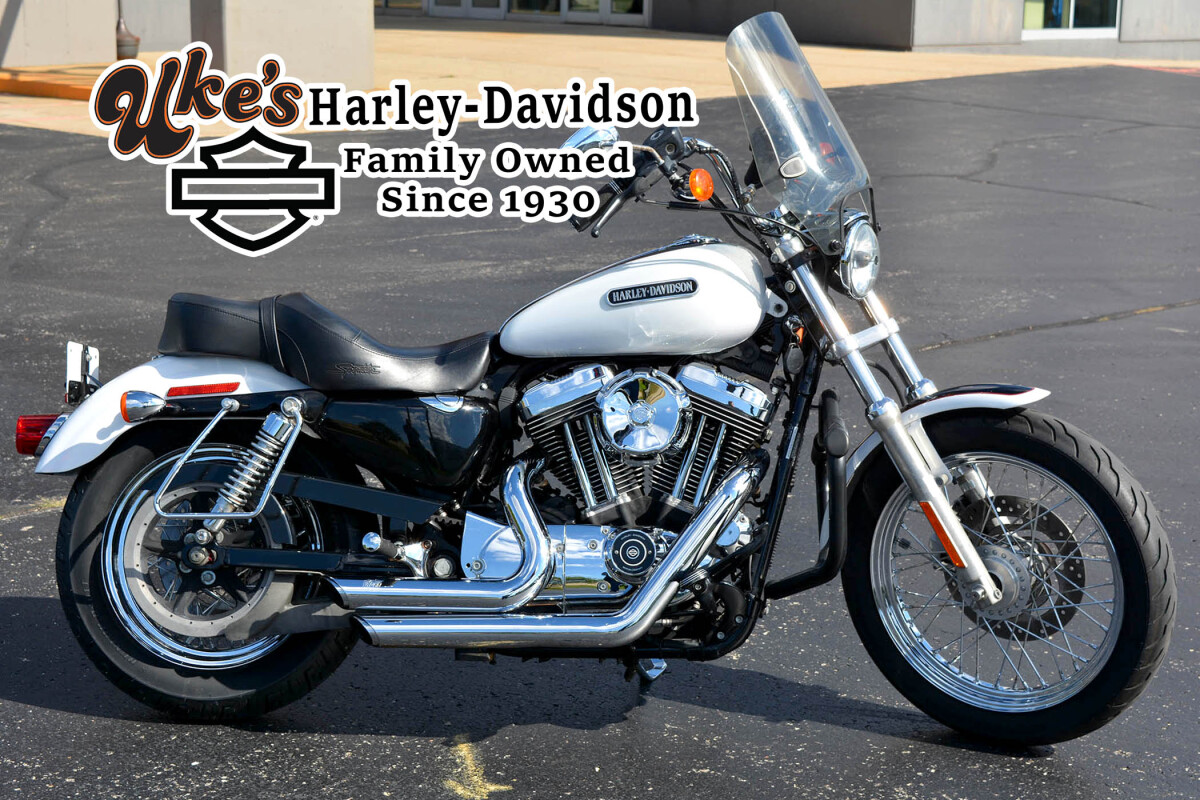 2007 Harley-Davidson Sportster 1200 Low White Gold Pearl & Vivid Black