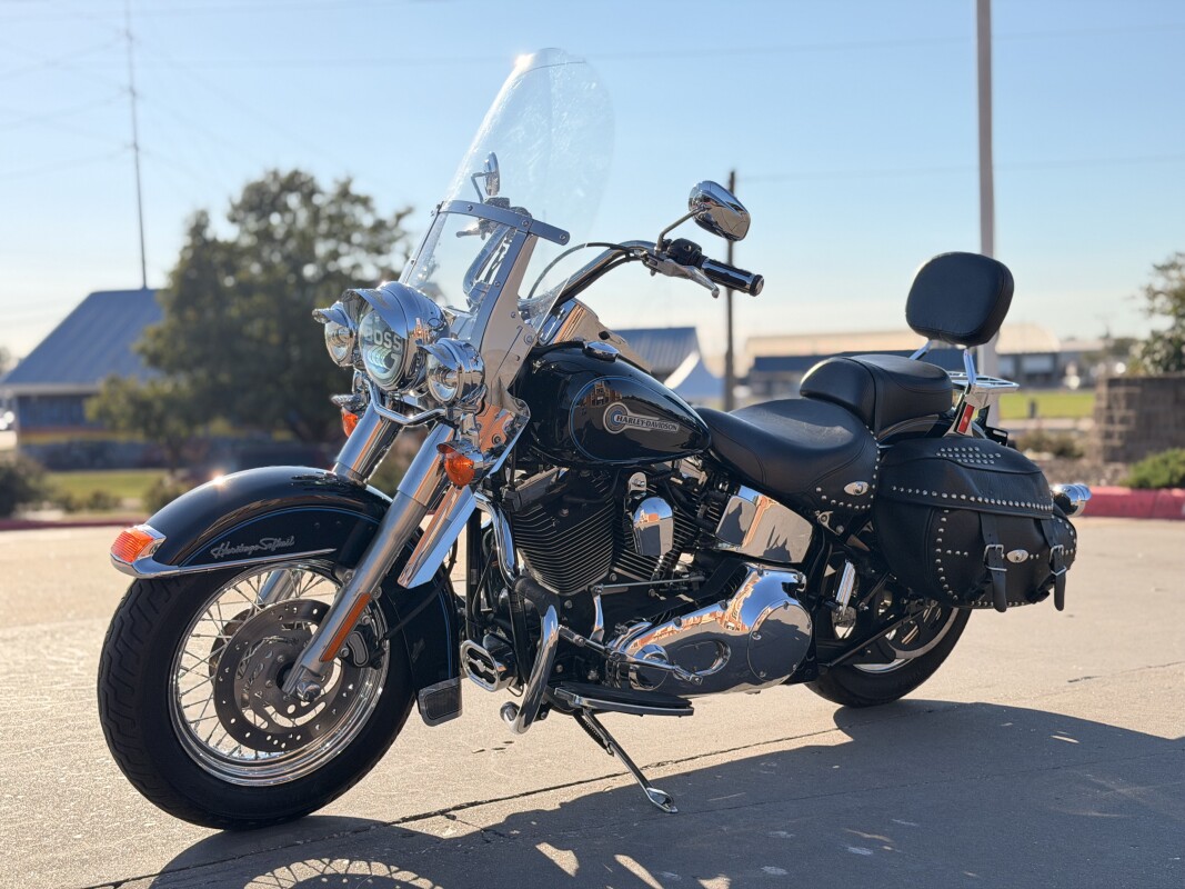 2006 Harley-Davidson Heritage Softail Classic FLSTCI BLACK PEACE OFFICER 039670 - Photo 5
