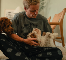 Men's Bar & Shield Pajama Pants Set