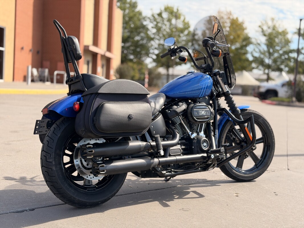 2024 Harley-Davidson Street Bob 114 FXBBS Blue Burst 040476 - Photo 3