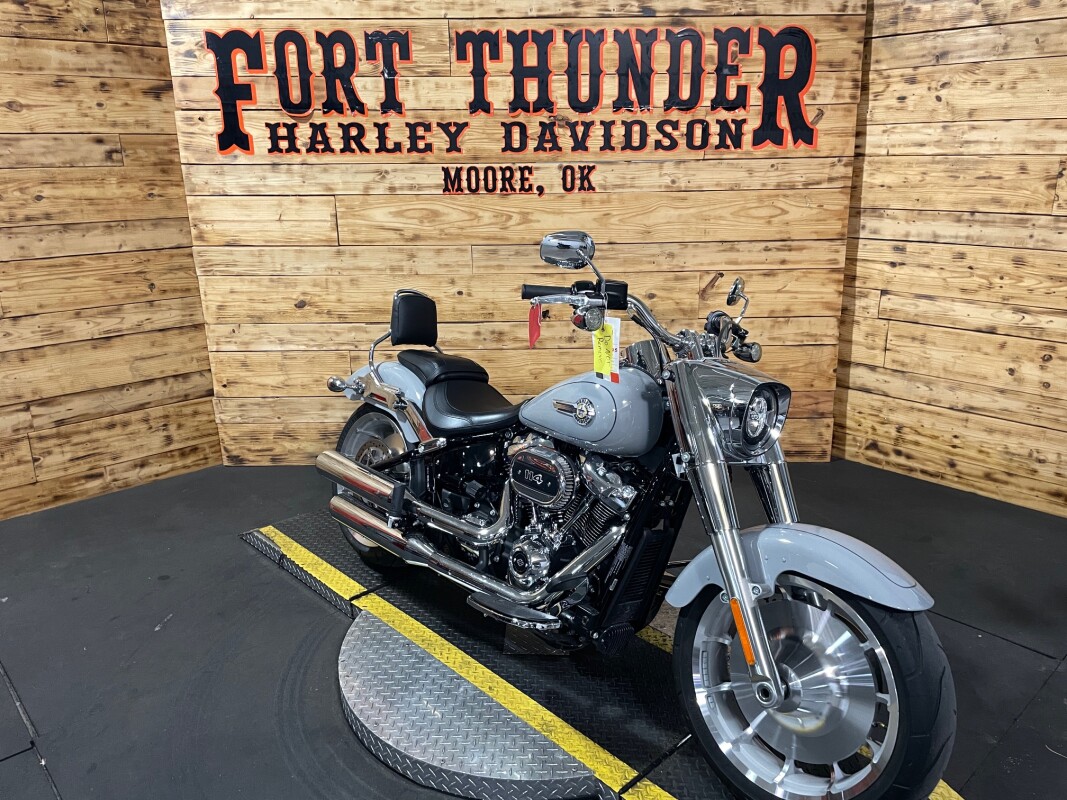 Harley-Davidson Fat Boy 114 2024 FLFBS Billiard Gray - Photo 3