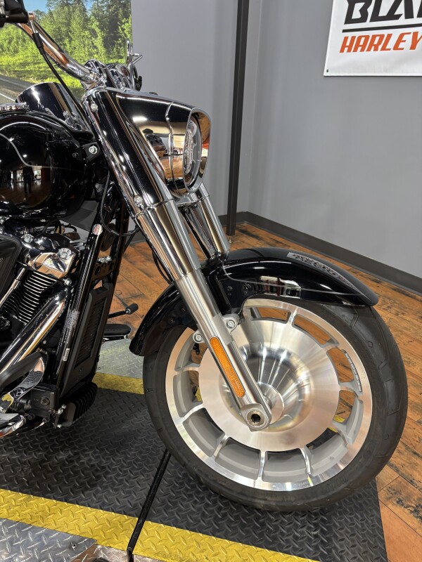 2025 Harley-Davidson Fat Boy VIVID BLACK W/ PINSTRIPE - Photo 6