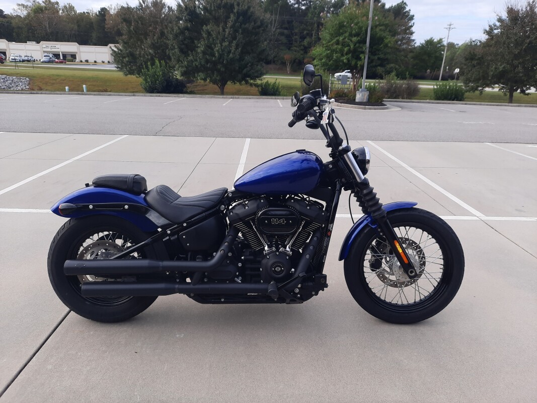 2021 Harley-Davidson Street Bob 114 Custom Blue Paint - Photo 5