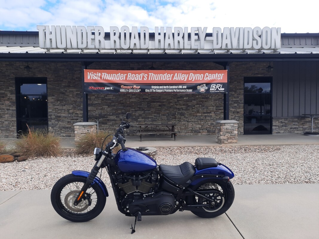 2021 Harley-Davidson Street Bob 114 Custom Blue Paint