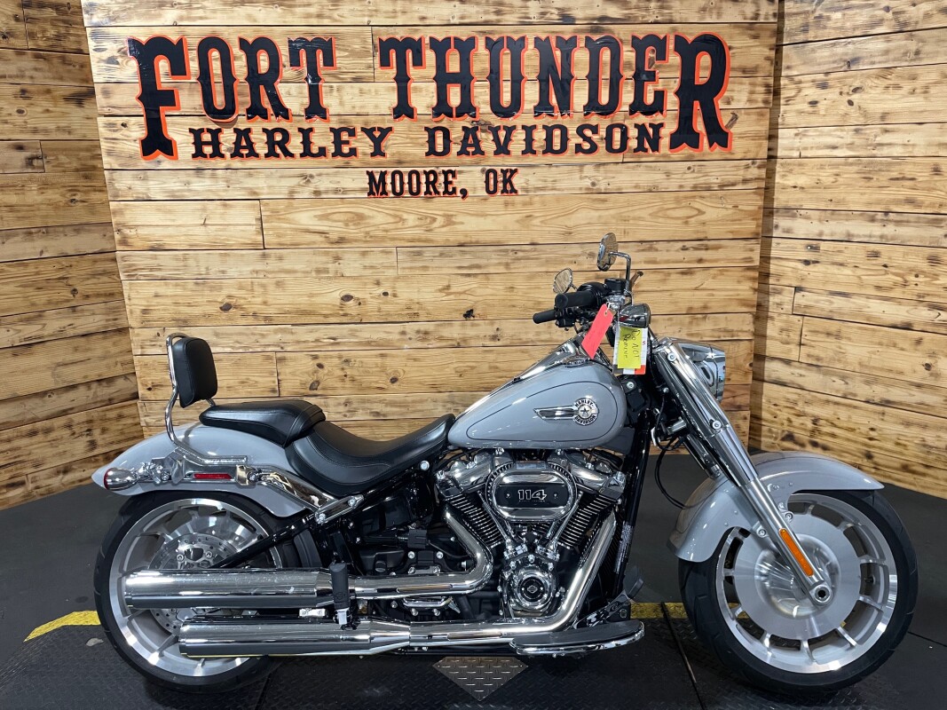 Harley-Davidson Fat Boy 114 2024 FLFBS Billiard Gray