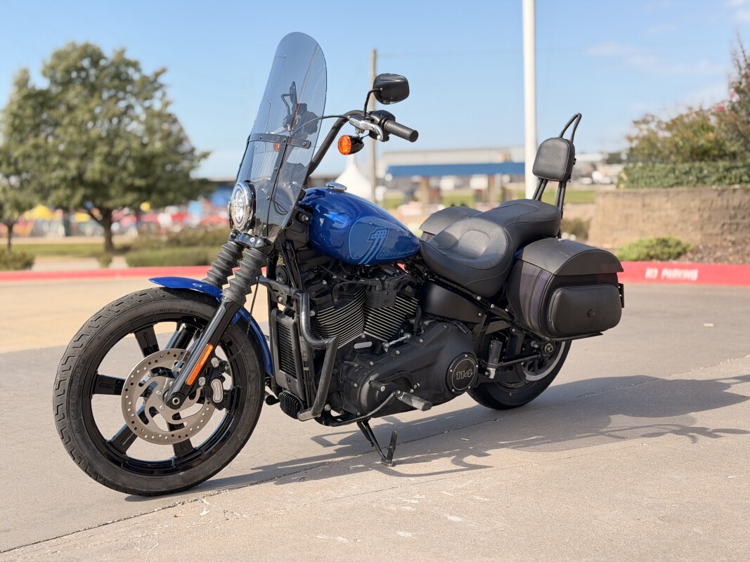2024 Harley-Davidson Street Bob 114 FXBBS Blue Burst 040476 - Photo 5