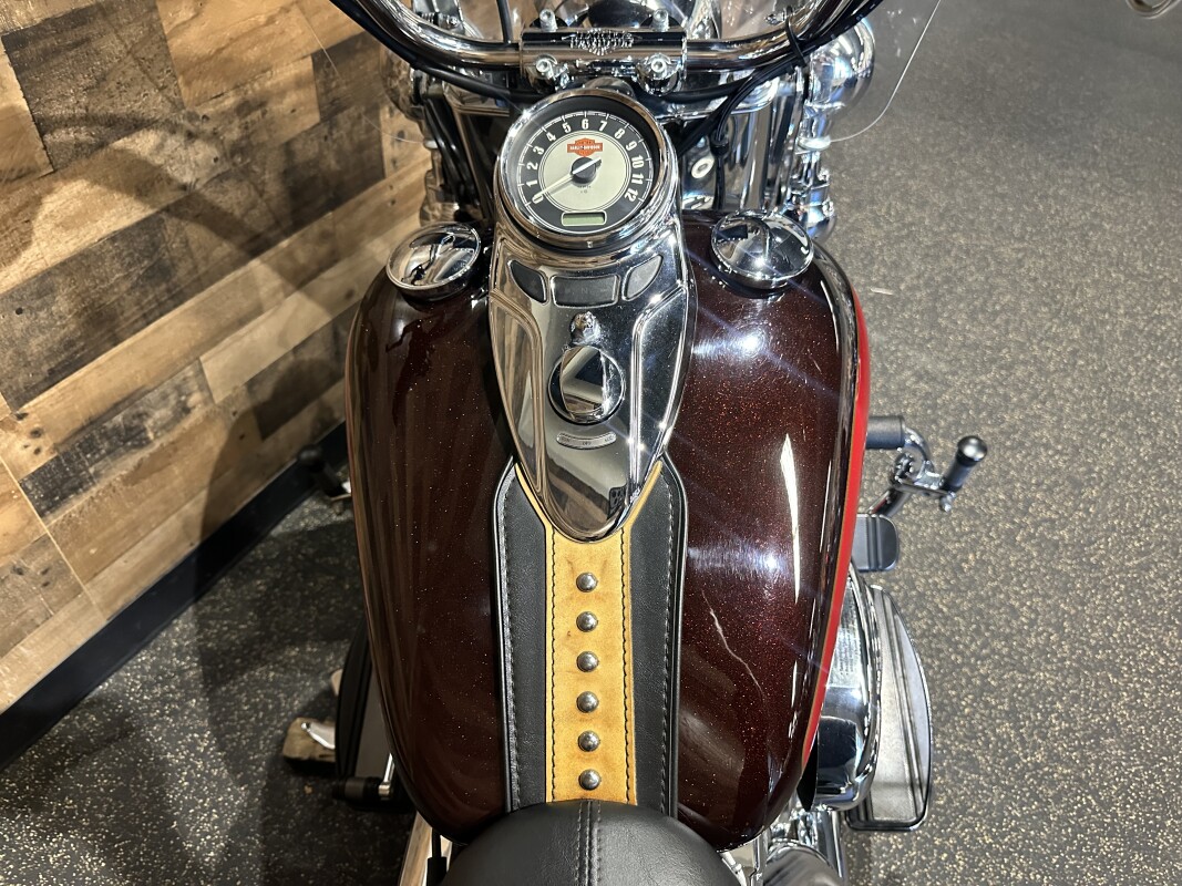 2010 Harley-Davidson Heritage Softail Classic Merlot Sunglo/Cherry Red Sunglo FLSTC - Photo 7