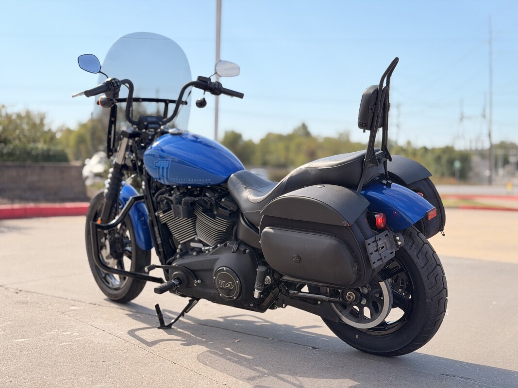 2024 Harley-Davidson Street Bob 114 FXBBS Blue Burst 040476 - Photo 4